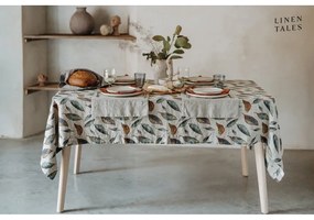 Ленена покривка за маса 140x140 cm Golden Fall – Linen Tales