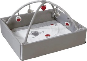 Сиво детско килимче за игра 75x85 cm Adam &amp; Eule – Roba