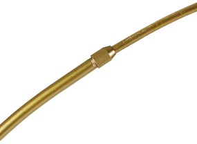 Интелигентна аркова лампа месинг с бял абажур с Wi-Fi A60 - Arc Basic