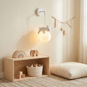 СТЕННА ЛАМПА АПЛИК WHITE BEAR G161-1W