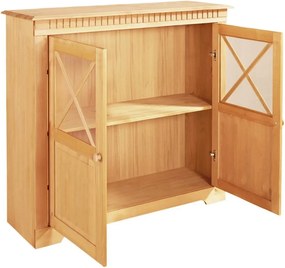 Витрина от масивен бор в естествен цвят 95x35 cm Lisa – Støraa