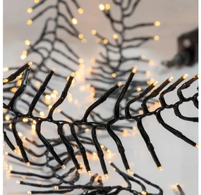 LED външен коледен гирлянд CLUSTER 1512xLED/8 функции 17 m IP44 топла бяла светлина