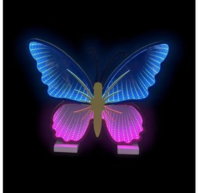 2Kids Toys - LED неонова настолна декорация LED/5W/USB пеперуда