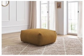 Жълта табуретка от рипсено кадифе Voltaire – Bobochic Paris