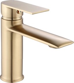 Смесител за мивка REA Veneta Brush Gold low