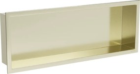 Mexen X-Wall-R вградена полица с облицовка 60 x 20 см, златиста матова - 1950602010
