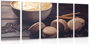 картини от 5 части – Кафе с шоколадови макарони