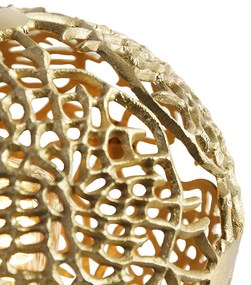 Арт Деко Златна Настолна Лампа с Черно - Маро