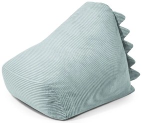 Детски пуф от рипсено кадифе в цвят мента Snug 80 Dragon – SLOWDOWN