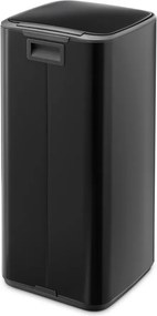 Матово черно стоманено кошче за боклук с педал 30 l Bo – Brabantia