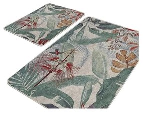 Зелено-бежови килимчета за баня в комплект от 2 броя 60x100 cm - Mila Home