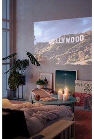 Сив/бежов ленен разтегателен диван 244 cm Base – Karup Design