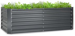 Blumfeldt High Grow Straight, повдигната леха, 180 x 60 x 90 см, 970 л, поцинкована стомана