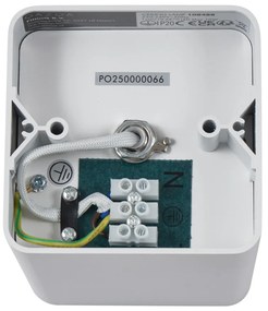 Дизайнерски повърхностно монтиран прожектор бял GU10 70 мм въртящ се и накланящ се - Vox