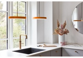 Оранжево LED висящо осветително тяло с метален абажур ø 31 cm Asteria Mini – UMAGE