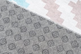 Модерен килим с цветна геометрична шарка Ширина: 140 см | Дължина: 200 см