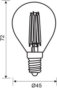 LED крушка VIVALUX, 7W, 960LM, E14, 4000К