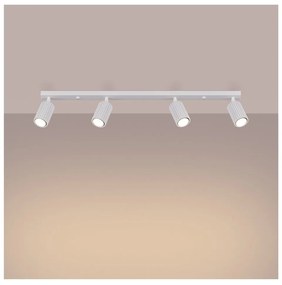 Бял прожектор 6,5x81 cm Gleam – Sollux