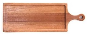 Дървена дъска за сервиране с дръжка 17х47х1.5 см HORECANO-(C050C)