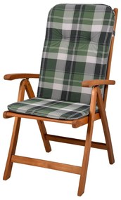 Зелена възглавница за градински стол 50x116 cm Cardiff – Sun Garden