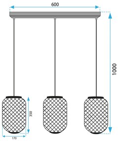 Плафон APP1425-3CP
