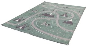 Детски килим с ръчна щампа , 100 x 140 cm Little Western - Nattiot