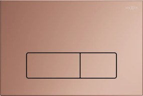 Mexen Fenix 13 бутон за промиване Slim, розово злато - 601305