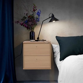 Висящо нощно шкафче с рафтове в дъбов декор Mistral - Hammel Furniture