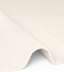 Кремав ръчно изработен вълнен кръгъл килим ø 160 cm Lyon Beans – Elle Decoration