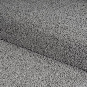 Сива табуретка от прежда с примки от букле Folding – Casa Selección