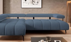 Ъглов диван Магнито-син-ляв