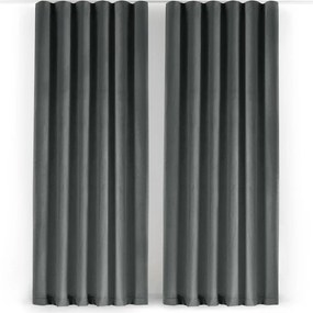 Тъмносива затъмняваща завеса 265x270 cm Velto – Filumi