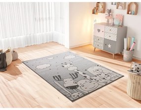 Светлосив детски килим 120x170 cm Beats - Universal