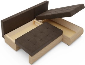 Ъглов диван Leeds-Kafe-Mpez