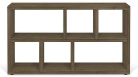 Кафява библиотека от декор от орех 150x83 cm Berlin – TemaHome