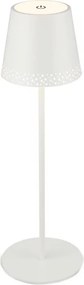 Brilo - LED настолна презареждаема сензорна лампа KIKI LED/2,6W/5V IP44 2600 mAh бяла