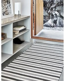 Сива и бежова пътека за открито и закрито 85x200 cm Teo Warm Grey – Pappelina