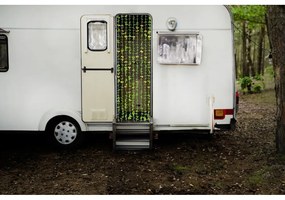 Жълто-зелено перде за врата 90x190 cm Sunflowers – Maximex