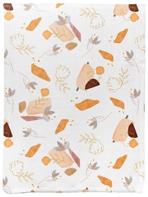 Бяло муселиново бебешко одеяло 75x100 cm Boho – Mijolnir