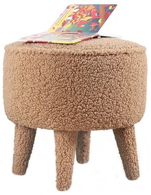 Табуретка PIXI, Ø 38 см, кафява