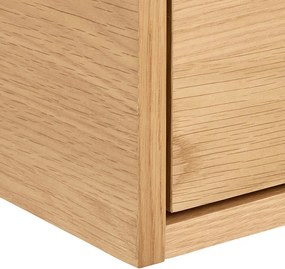 Нощно шкафче от декор от дъб в светло естествен цвят Monfort – Actona