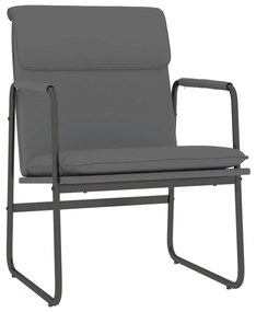 351363 vidaXL Стол шезлонг, сив, 55x64x80 см, изкуствена кожа