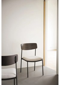 Трапезни столове в кремаво и тъмнокафяво в комплект от 2 бр. Maymont – Rowico