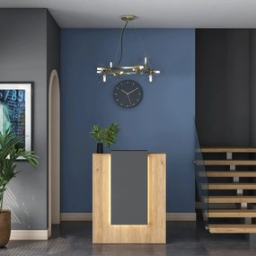 Рецепционна маса MA101, цвят Орех Антрацит