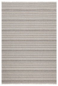 Сив и бежов памучен килим , 150 x 220 cm Casa - Oyo home