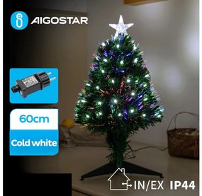 Aigostar - LED Екстериорен Коледна елха LED/3,6W/230V 60 см IP44 студено бял