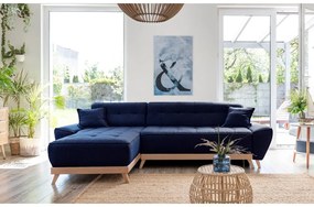 Морскосин разтегателен диван променлив ъглов диван Dazzling Daisy - Miuform