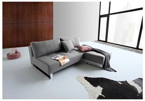 Сив разтегателен диван Twist Charcoal Supremax - Innovation