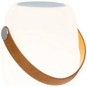 LED преносимо външно осветително тяло с таймер/с високоговорител с USB ø 18 cm Cardiff – House Nordic