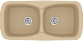 Мивка Sanitec 319-Granite Cappucino